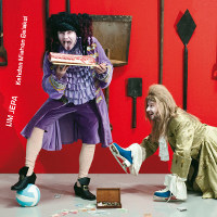 The front cover of Kahden Miehen Galaksi: Um Jepa